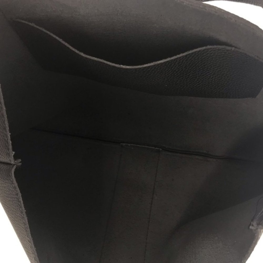 Vince Camuto : Black and Gray Vegan Leather Tote - Picture 5 of 5
